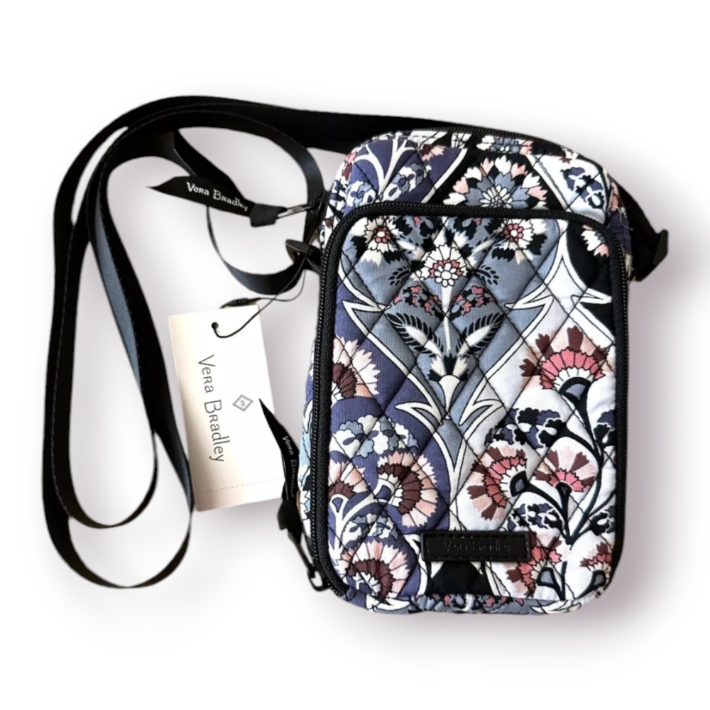 Vera Bradley Ornate Blooms RFID Petite Crossbody Bag New NWT